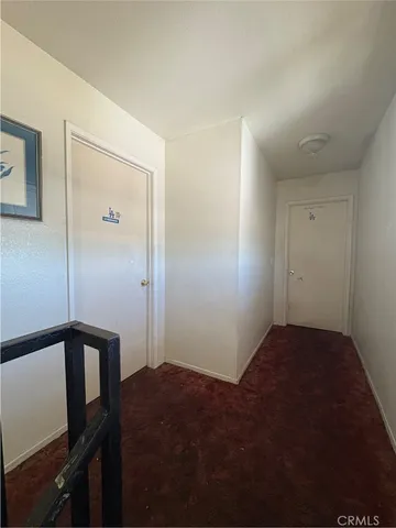 a view of a glass door