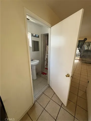 a bathroom with a sink and a tub