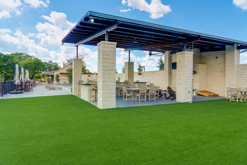 37 South Ranch Road 783 Harper, TX 78631 - Photo 12 of 19 a view of a backyard of the house