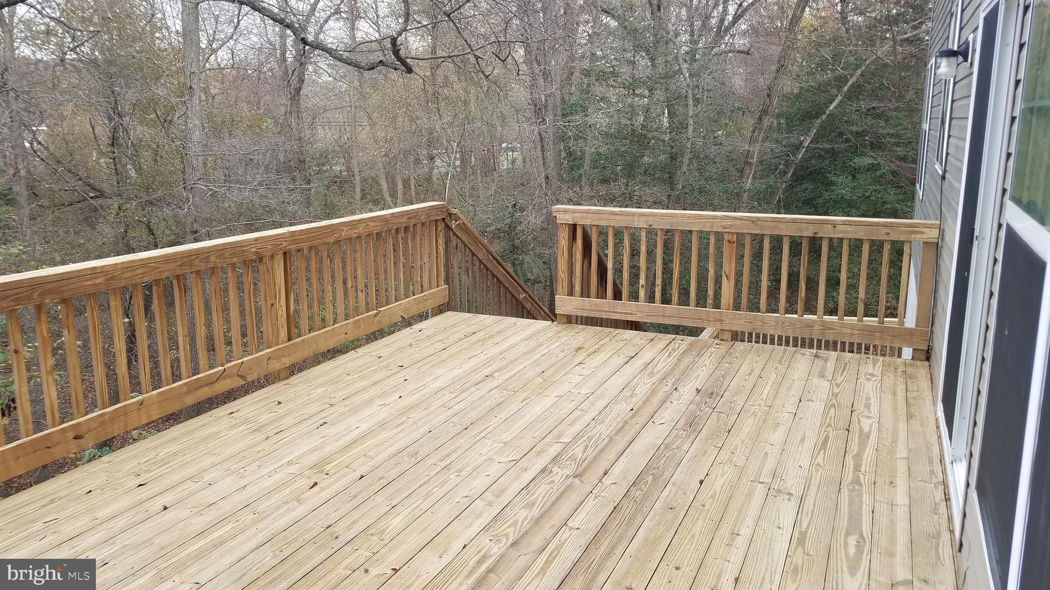 10 Waterford Road Pasadena, MD 21122 - Photo 19 of 57 Huge Main Level Deck with stairs to LL Deck!