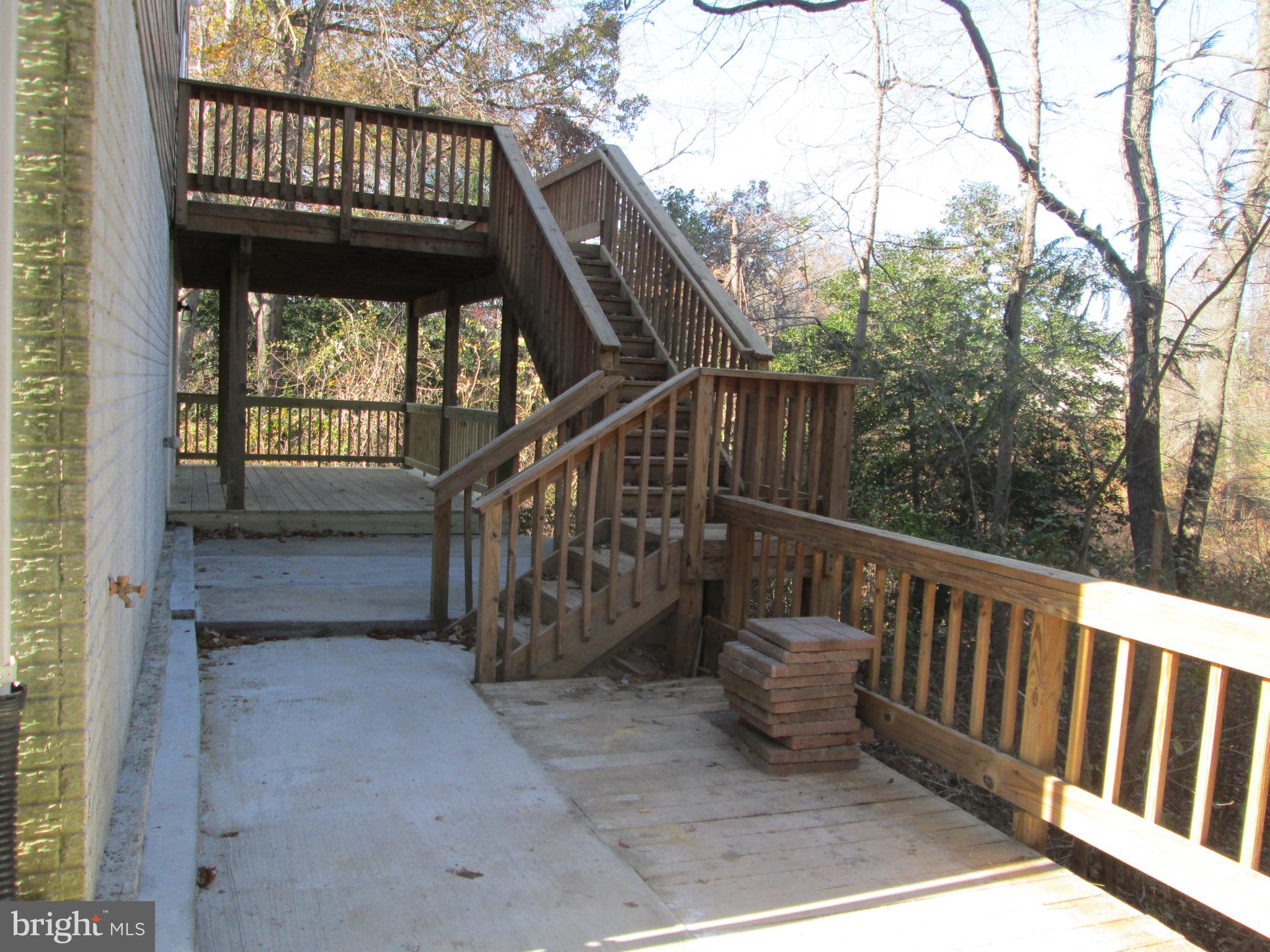 10 Waterford Road Pasadena, MD 21122 - Photo 42 of 57 Lower Level Patio Deck & Stairs view 3