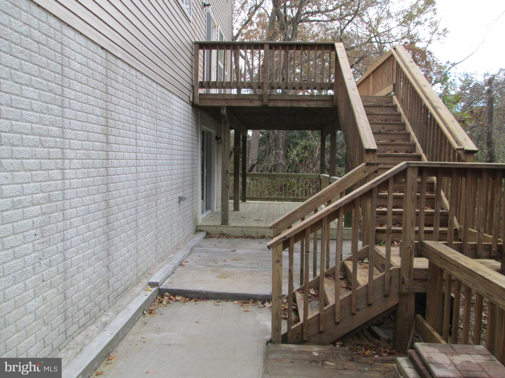 10 Waterford Road Pasadena, MD 21122 - Photo 43 of 57 Stairs to Main Level Deck view 1
