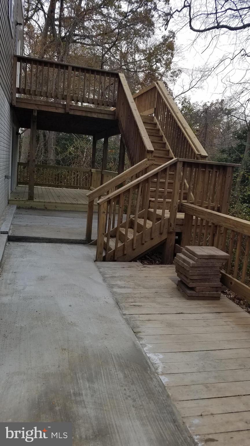 10 Waterford Road Pasadena, MD 21122 - Photo 44 of 57 Stairs to Main Level deck view 2
