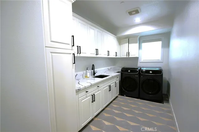 a close view of closet