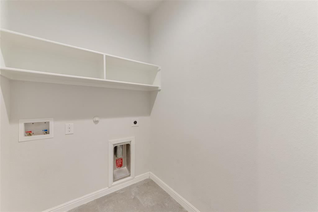 1419 Fox Hollow Road Krum, TX 76249 - Photo 24 of 29 Washroom featuring hookup for a gas dryer, hookup for a washing machine, and hookup for an electric dryer