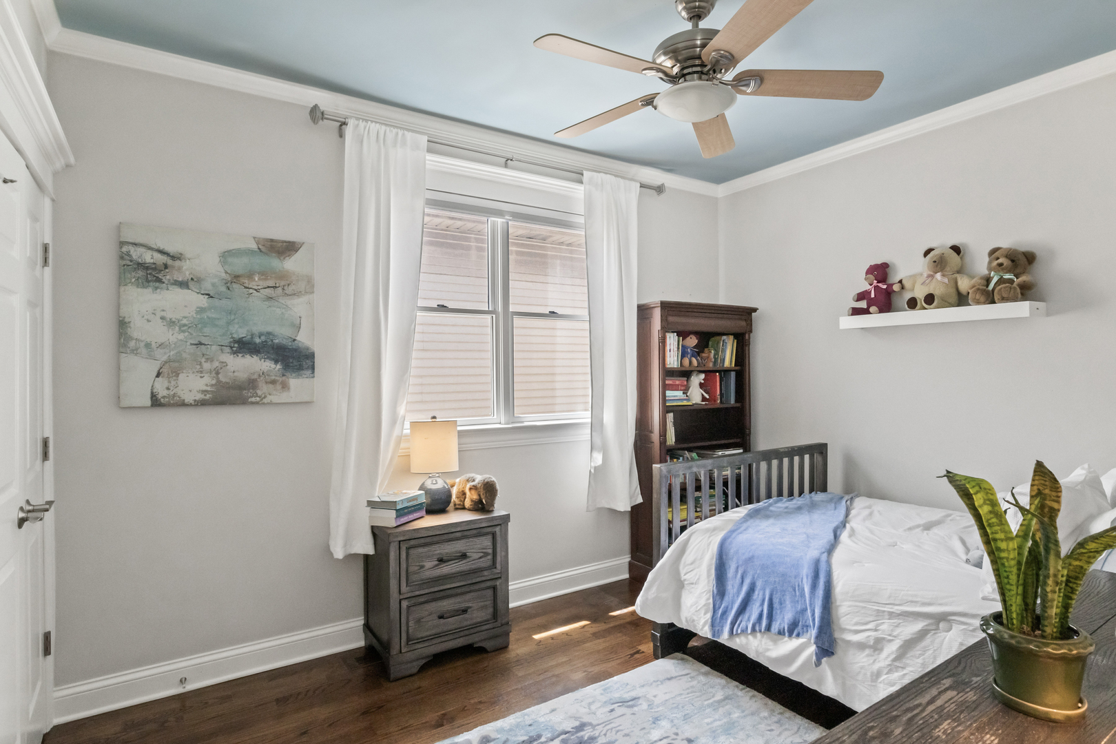 3743 North Ridgeway Avenue Chicago, IL 60618 - Photo 36 of 65 a bedroom with a bed and a window