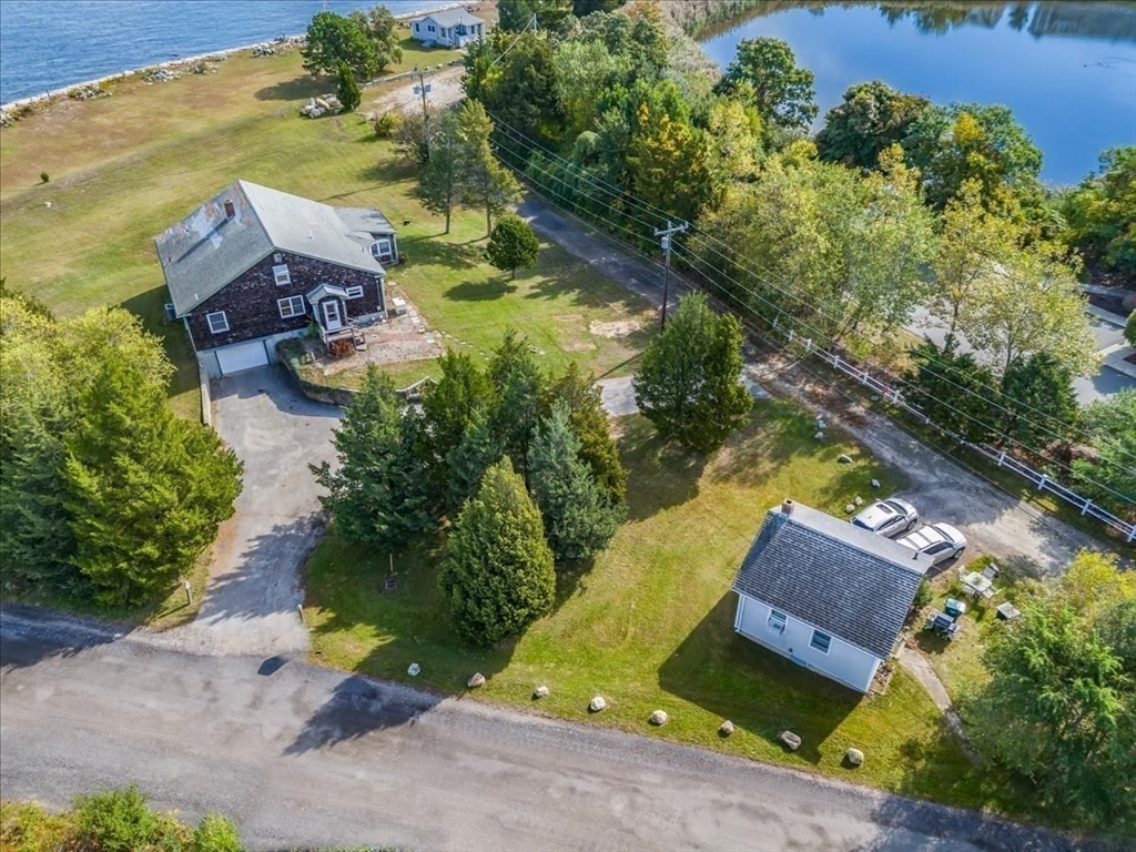 70 Hedge Road Plymouth, MA 02360 - Photo 5 of 41 an aerial view of a house with a yard