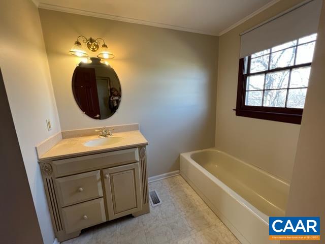 976 Douglas Church Road Farmville, VA 23901 - Photo 24 of 37 a bathroom with a sink a vanity and a bathtub