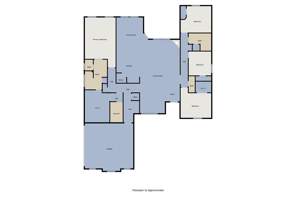 233 Fox Run Lane Robinson, TX 76706 - Photo 26 of 26 a picture of a floor plan