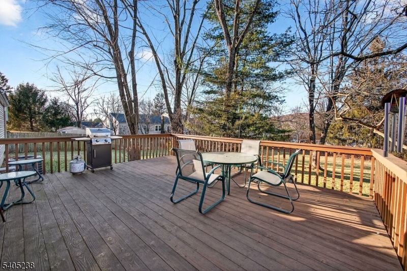 6 Phoenix Drive Mendham, NJ 07945 - Photo 18 of 23 a view of a chairs and table on the deck