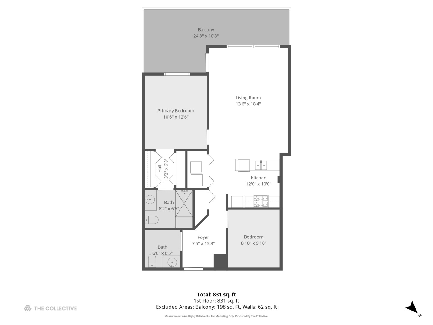 2025 South Indiana Avenue, Unit 209 Chicago, IL 60616 - Photo 17 of 17 a picture of a wall with a white wall and a picture