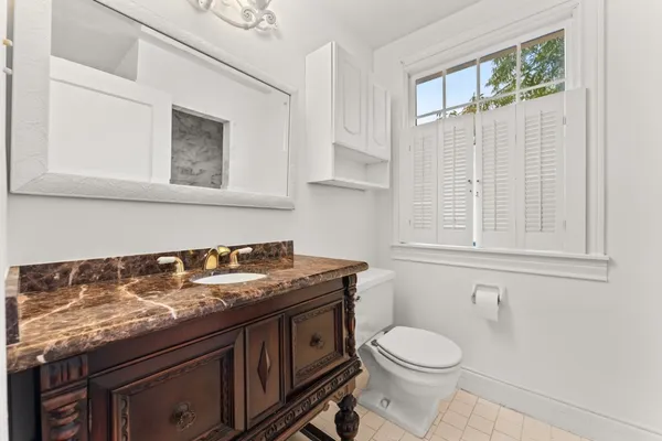 a bathroom with a bathtub and a sink