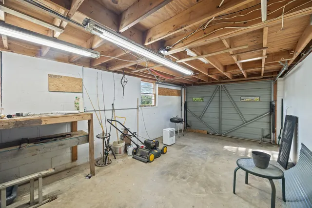 a view of a lake with a mountain view