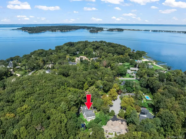 a view of a lake and outdoor space