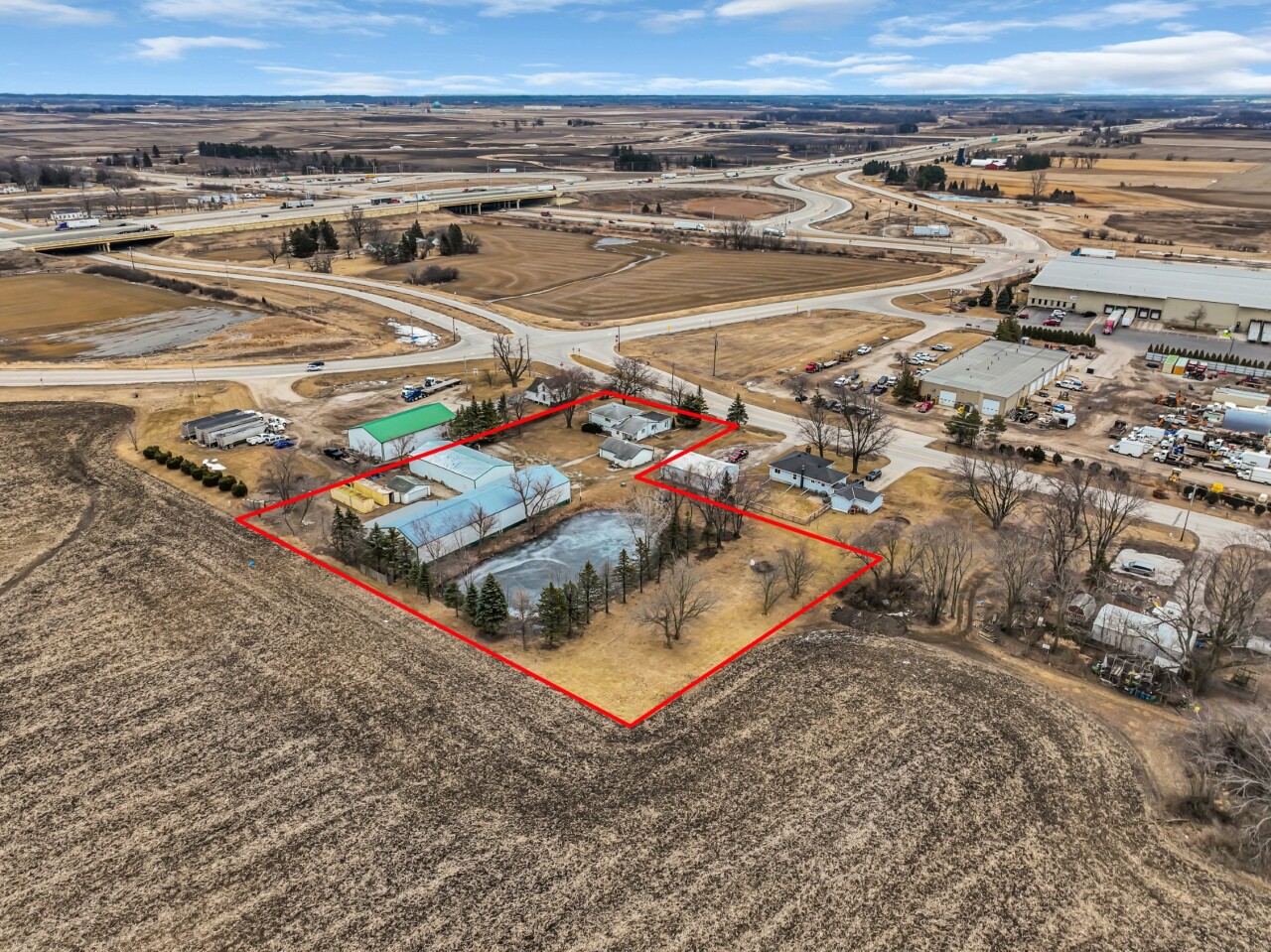 14108 58th Road Sturtevant, WI 53177 - Photo 40 of 52 View of I-94 & Microsoft proje