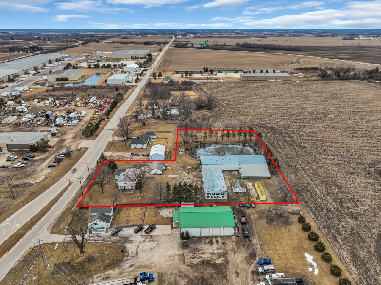 14108 58th Road Sturtevant, WI 53177 - Photo 43 of 52 View to the West