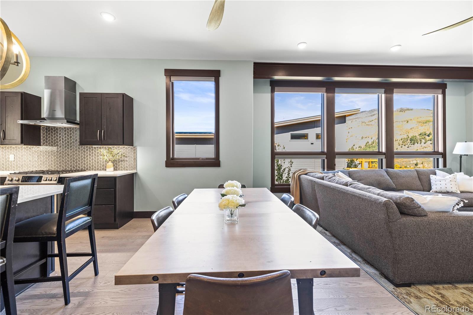 143 Beasley Road Silverthorne, CO 80498 - Photo 9 of 40 a living room with furniture and a large window