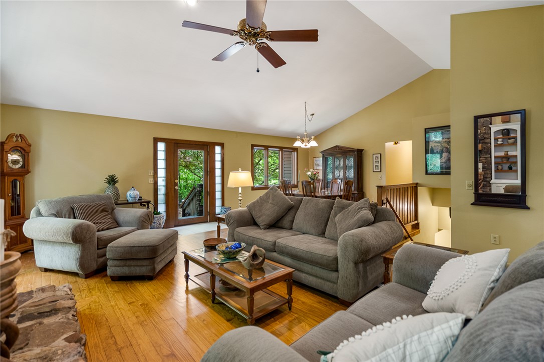 324 Hobson Road Anderson, SC 29621 - Photo 11 of 46 This inviting great room showcases gleaming hardwood floors and high vaulted ceilings.