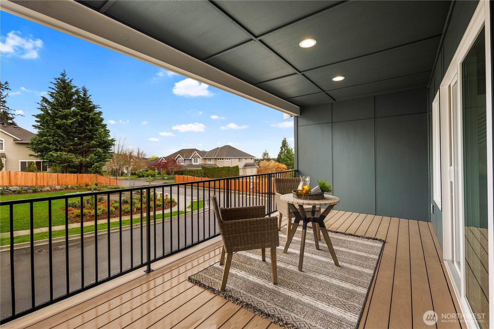 4219 220th Place Southeast Bothell, WA 98021 - Photo 31 of 31 a view of a balcony with furniture