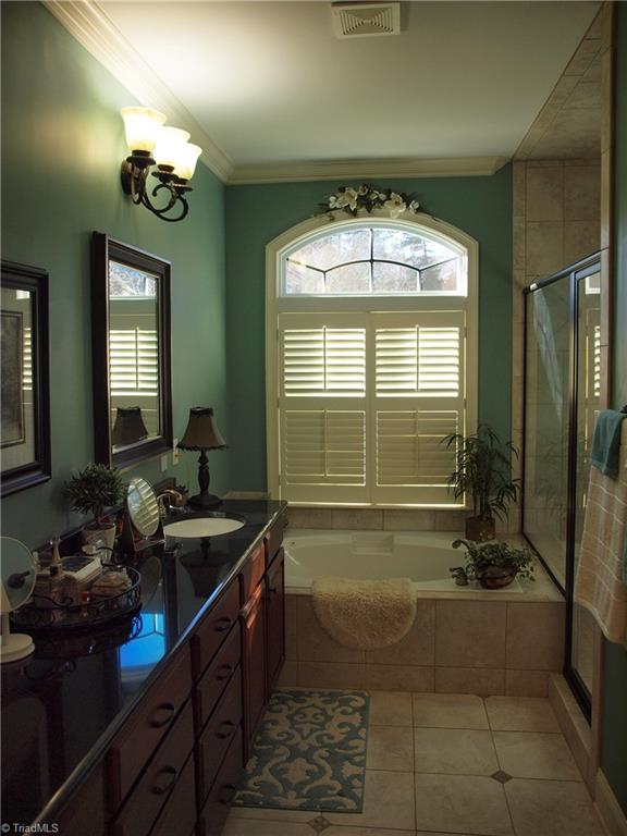 8413 Monticello Ridge Drive Rural Hall, NC 27045 - Photo 7 of 30 Master bath 1 of 2.