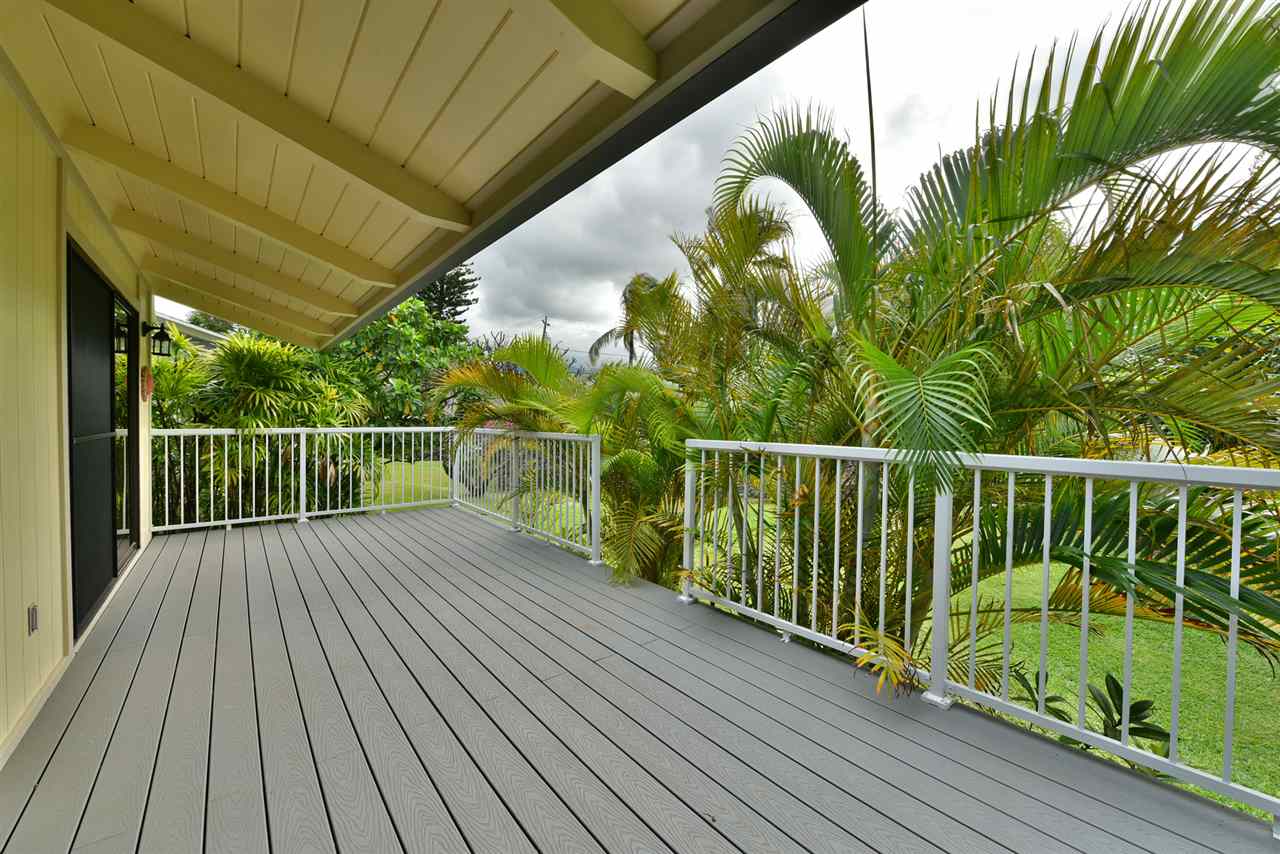 5045 Lower Honoapiilani Road, Unit HOUSE #5 Lahaina, HI 96761 - Photo 25 of 30 a view of balcony with wooden floor