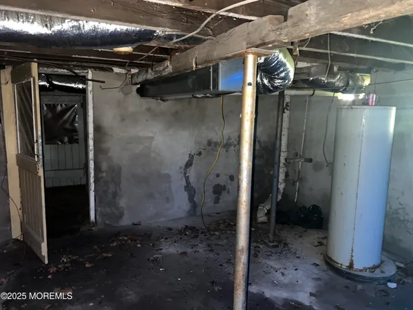 a view of water heater room