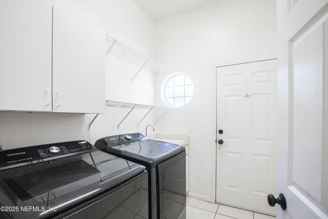 a room with storage and utility