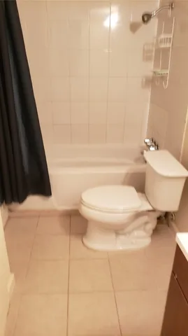 a bathroom with a toilet and a bathtub