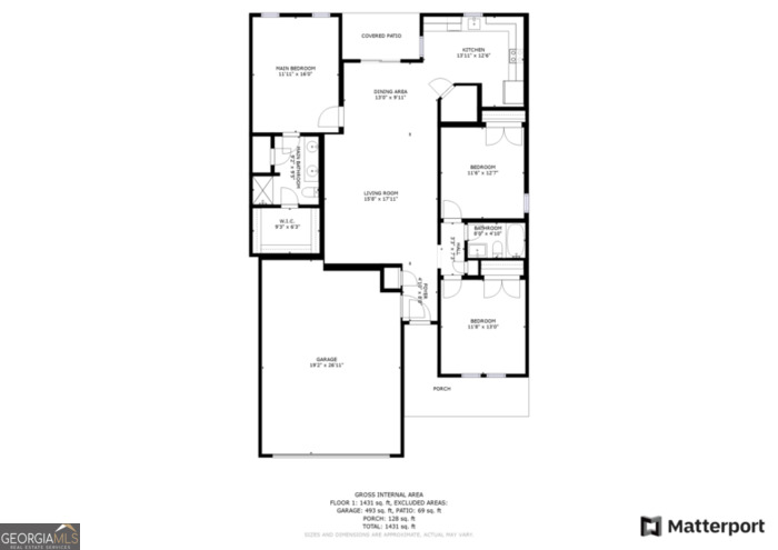 155 Cottage Grove Road Brunswick, GA 31525 - Photo 15 of 16 a picture of a floor plan
