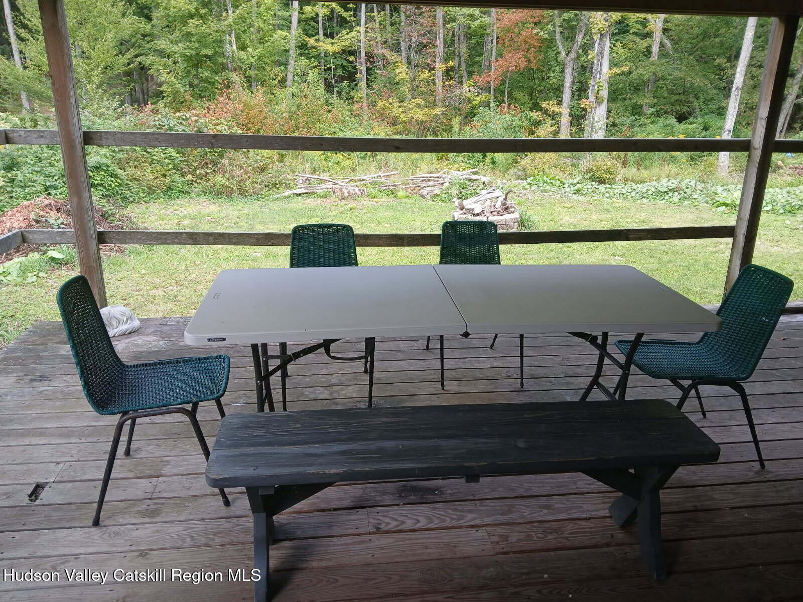 311 North Lake Road Haines Falls, NY 12436 - Photo 20 of 34 a view of a chairs and table on the deck