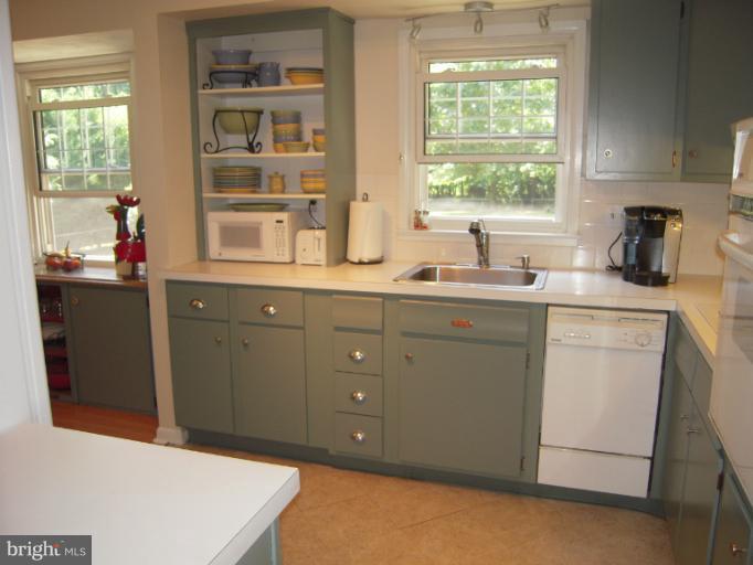 1201 Harding Lane Silver Spring, MD 20905 - Photo 17 of 23 a kitchen with a sink stove and cabinets