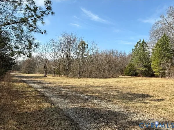 a view of back yard of the house