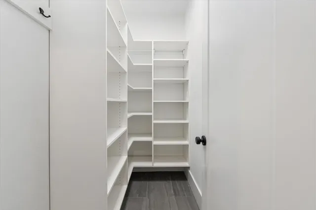 a view of a room with shelf