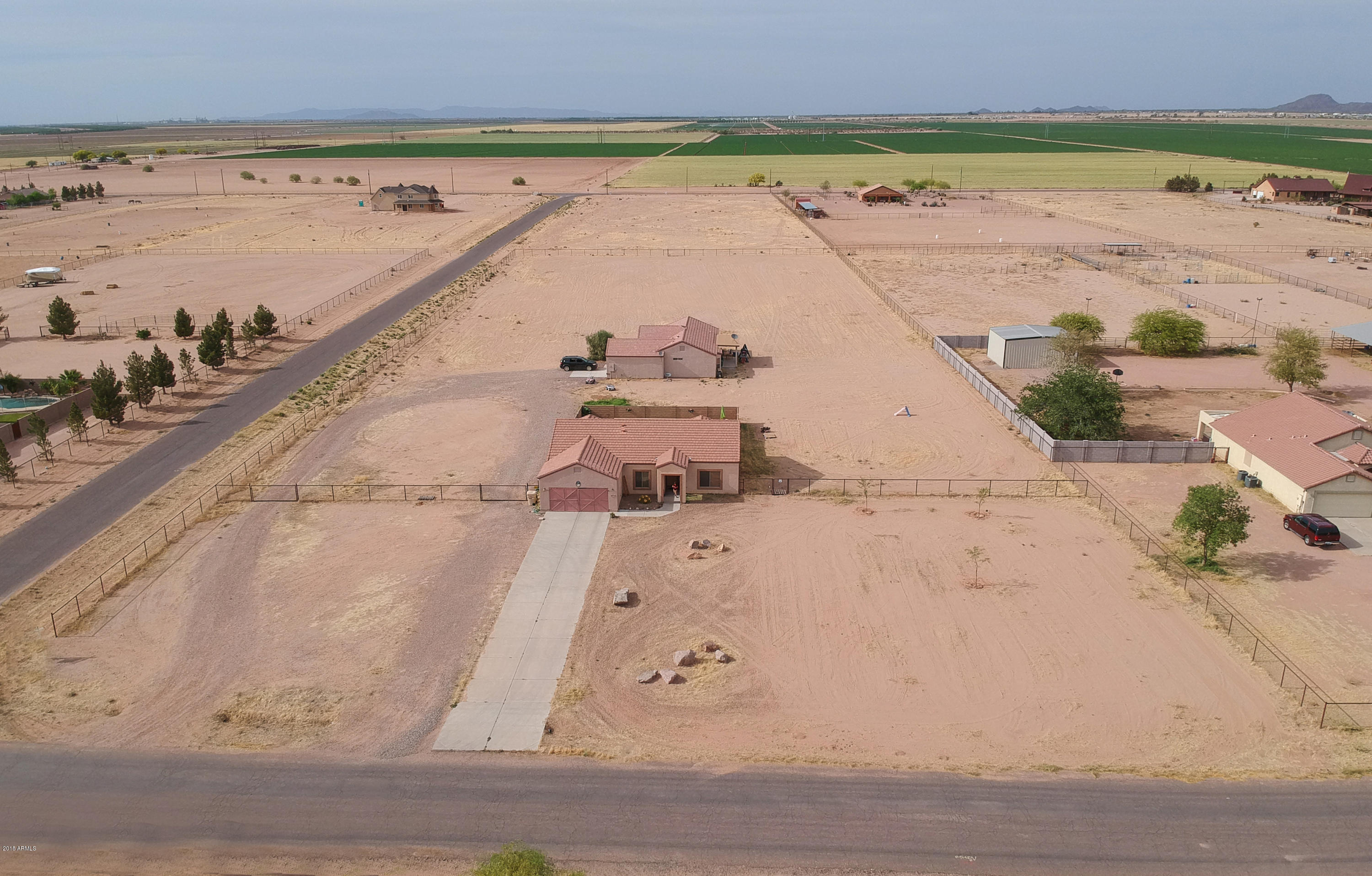 34710 West Eclipse Road Stanfield, AZ 85172 - Photo 2 of 46 Corner Lot w/ 3.5 Fenced Acres
