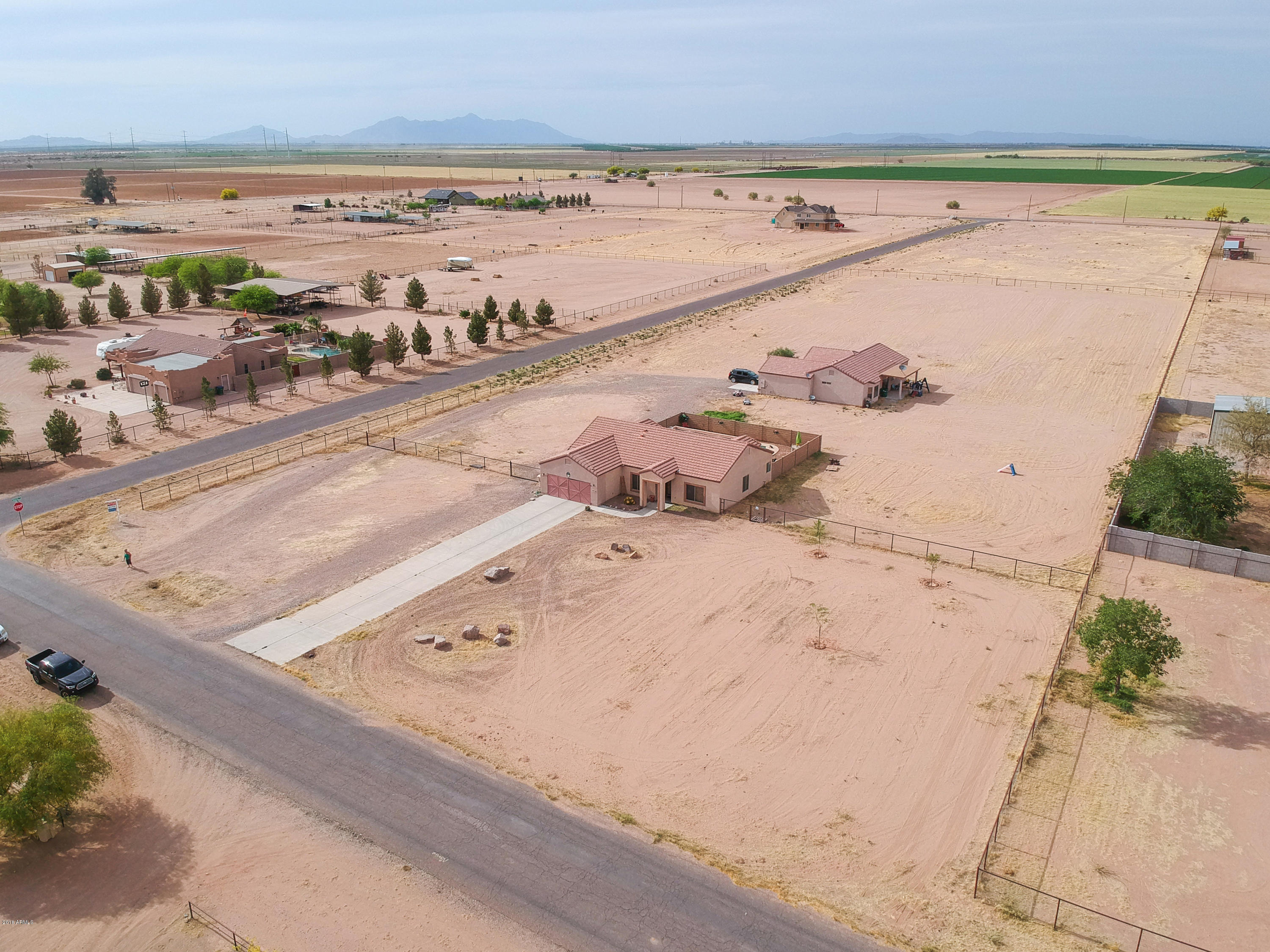 34710 West Eclipse Road Stanfield, AZ 85172 - Photo 3 of 46 Aerial View looking NW