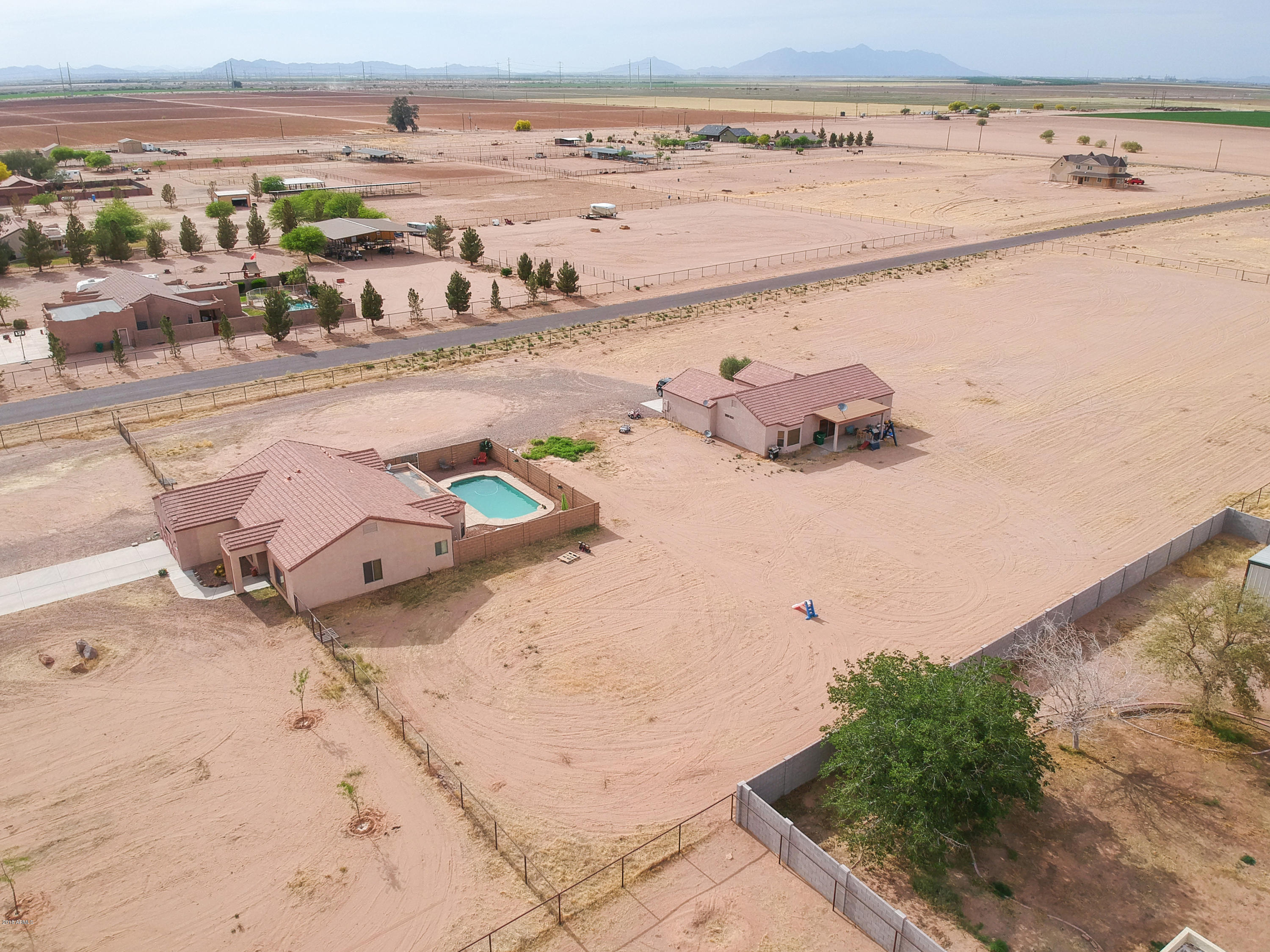 34710 West Eclipse Road Stanfield, AZ 85172 - Photo 4 of 46 Aerial View Looking West