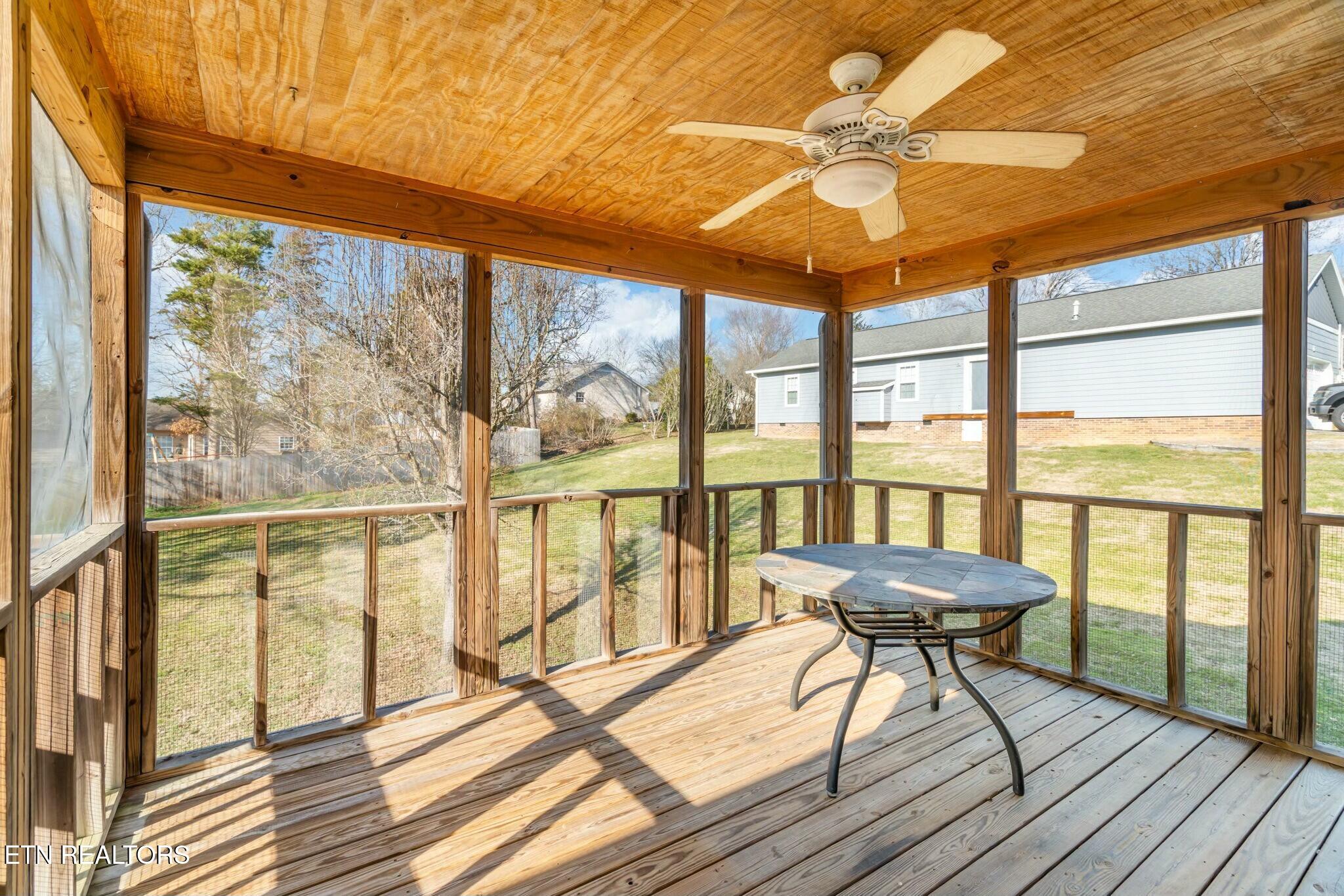 7809 Signal Station Road Knoxville, TN 37920 - Photo 20 of 39 Covered/Screened Deck