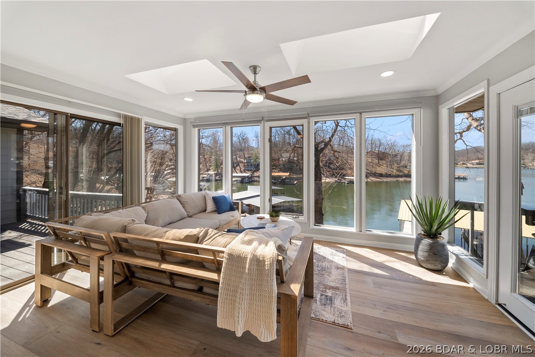 Sunroom on main floor with all the comforts & stun