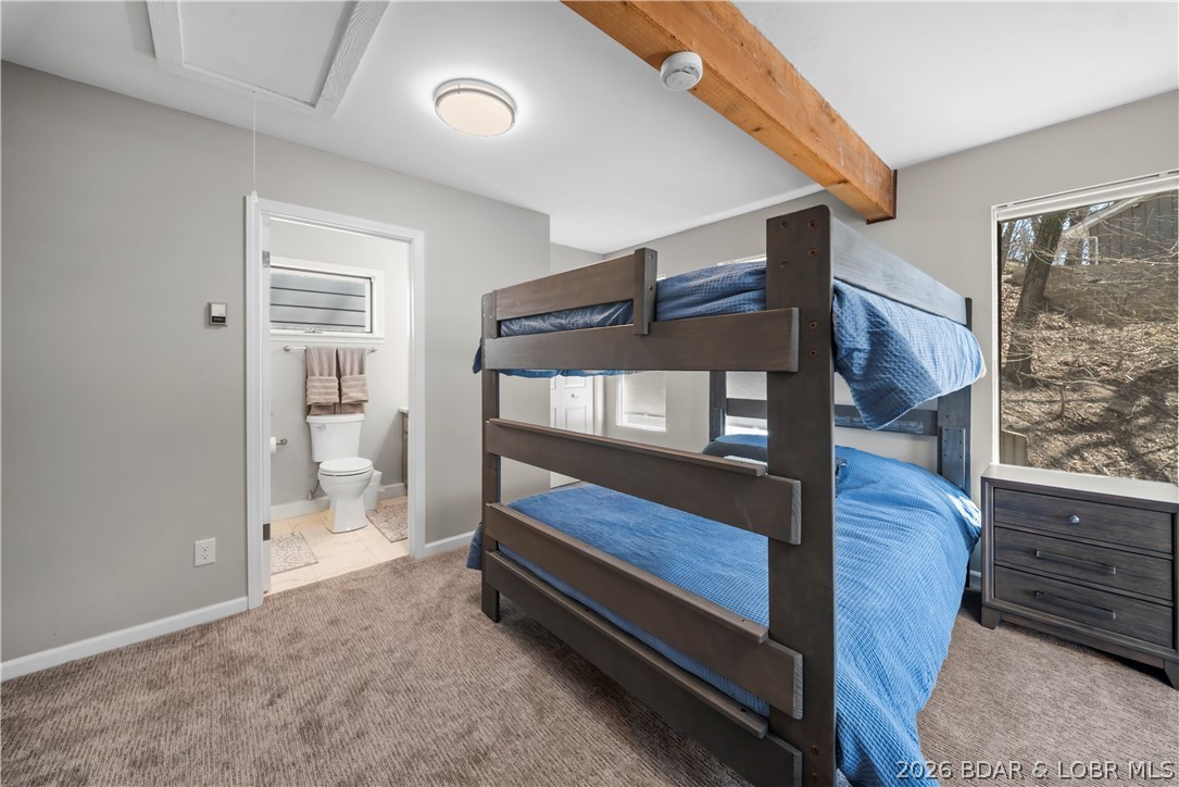 498 Wilmore Road Lake Ozark, MO 65049 - Photo 11 of 57 Bunk room connected to its own full bath for priva