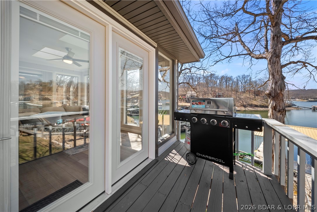 498 Wilmore Road Lake Ozark, MO 65049 - Photo 48 of 57 New grill set up to enjoy the lake right off the s