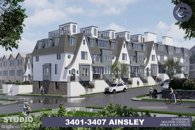 a front view of a house with garden and plants