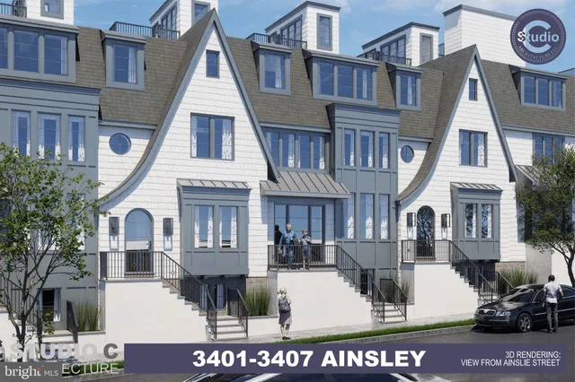 a view of a big building with many windows