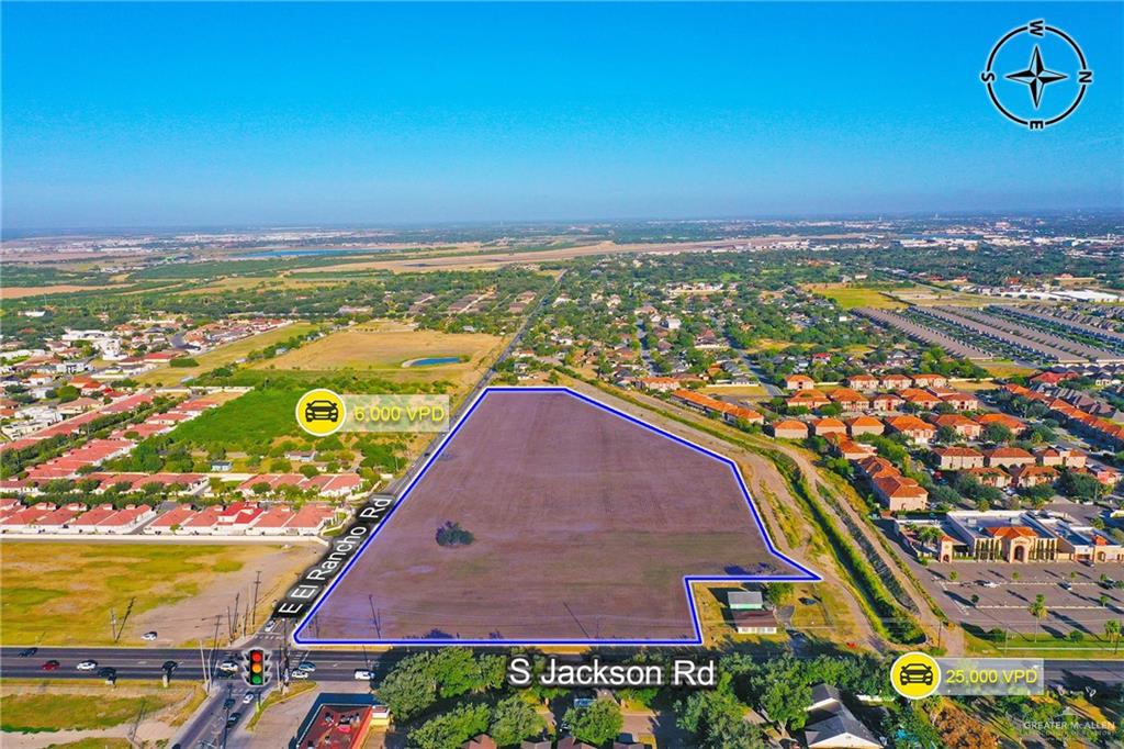 0 East El Rancho Road McAllen, TX 78503 - Photo 3 of 5 a view of a city with an ocean