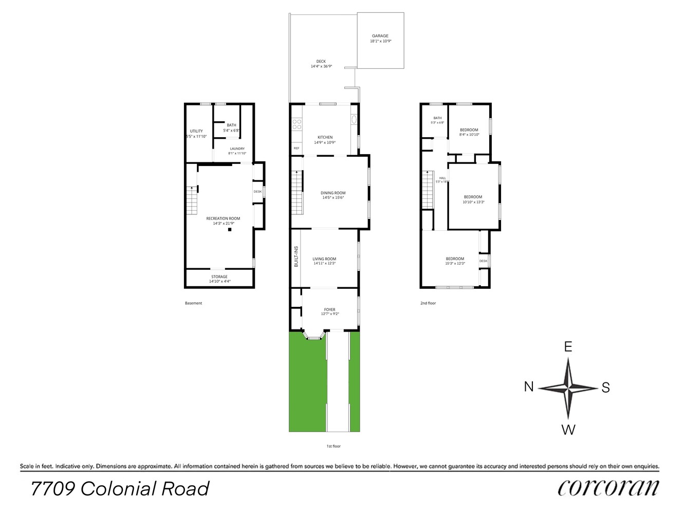 7709 Colonial Road Brooklyn, NY 11209 - Photo 13 of 13 a picture of a room with a white wall and a picture