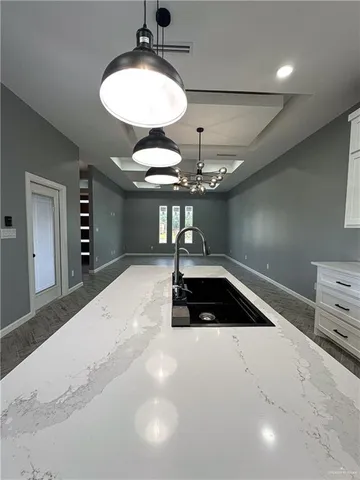 a view of hallway with stairs