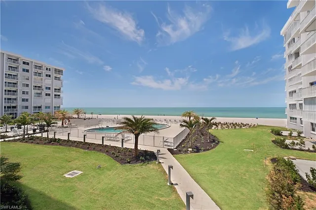 a bird view with tall buildings