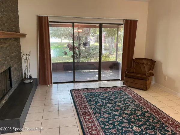 a view of a large window with an outdoor space