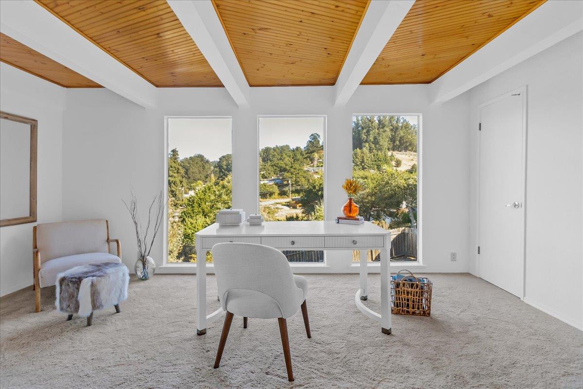 3560 Viola Drive Aromas, CA 95004 - Photo 21 of 42 a view of a dining room with furniture window and outside view
