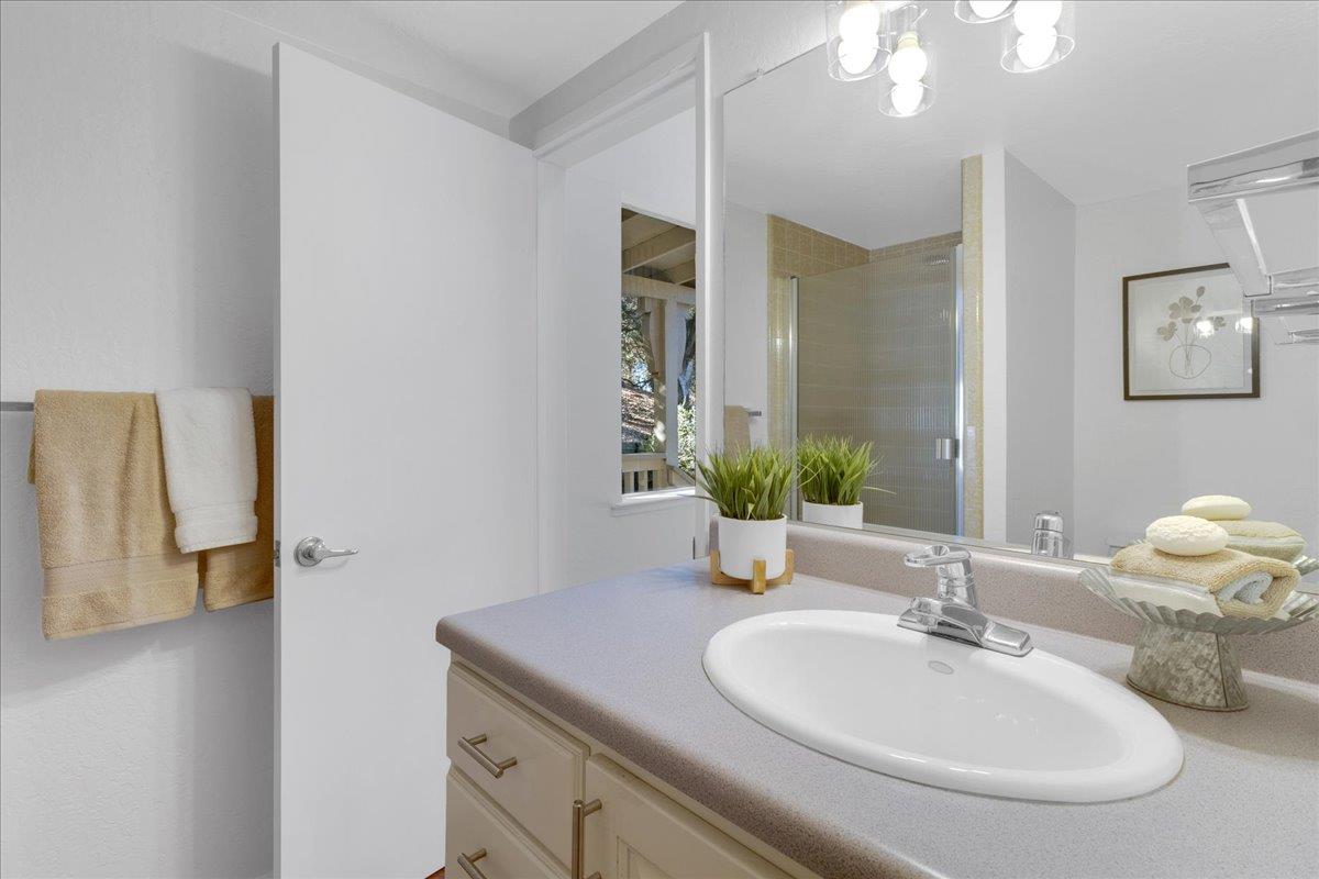 3560 Viola Drive Aromas, CA 95004 - Photo 33 of 42 a bathroom with a sink and a mirror