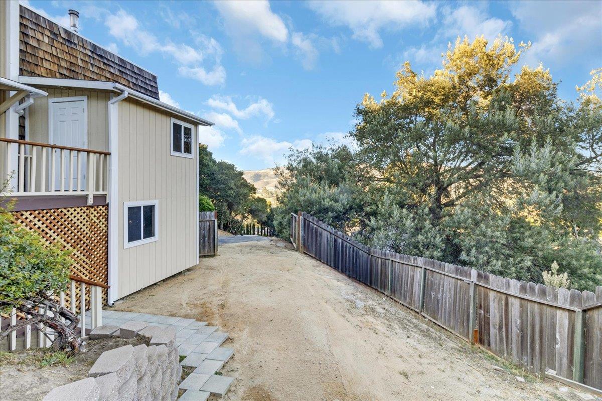 3560 Viola Drive Aromas, CA 95004 - Photo 39 of 42 a backyard of a house with wooden floor